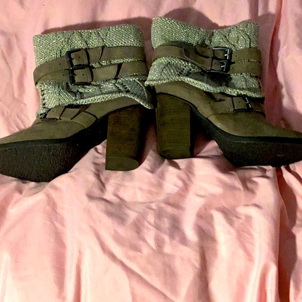 Not Rated booties brand new 3 1/2” heel